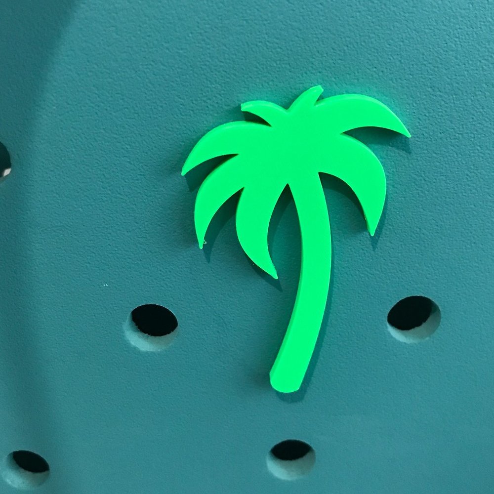 Palm Tree Bogg Bag Bit Charm-Simply Southern